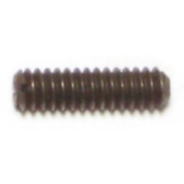 Midwest Fastener #6-32 x 1/2" Steel Coarse Thread Slotted Headless Set Screws 20PK 71545